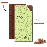 Tablette de chocolat personnalisé Rawr