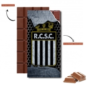 Tablette de chocolat personnalisé RCSC Charleroi Broken Wall Art