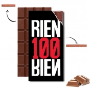 Tablette de chocolat personnalisé Rien 100 Rien