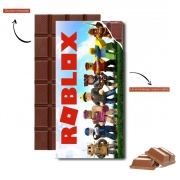 Tablette de chocolat personnalisé Roblox
