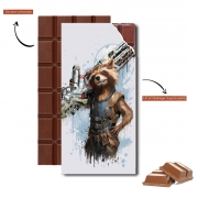 Tablette de chocolat personnalisé Rocket Raccoon