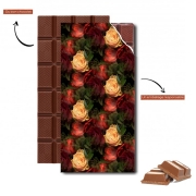 Tablette de chocolat personnalisé Roseraie