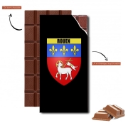 Tablette de chocolat personnalisé Rouen Normandie