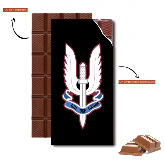 Tablette de chocolat personnalisé RPIMA parachutistes infanterie de marine