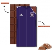 Tablette de chocolat personnalisé RSC Anderlecht Maillot Football