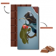Tablette de chocolat personnalisé Sagitaire- Princess Merida