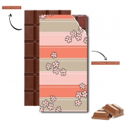 Tablette de chocolat personnalisé Sakura
