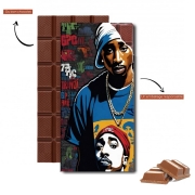 Tablette de chocolat personnalisé Shakur Gangsta V1
