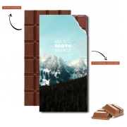Tablette de chocolat personnalisé she will move mountains