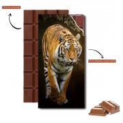 Tablette de chocolat personnalisé Siberian tiger