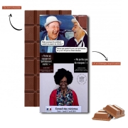 Tablette de chocolat personnalisé Sibeth Citation Virus