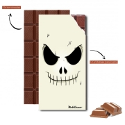 Tablette de chocolat personnalisé Squelette Face