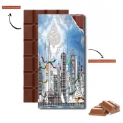 Tablette de chocolat personnalisé Sky tower