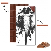 Tablette de chocolat personnalisé Splashing Elephant