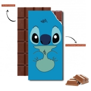 Tablette de chocolat personnalisé Stitch Face