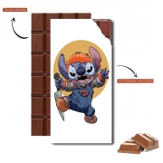 Tablette de chocolat personnalisé Stitch X Chucky Halloween