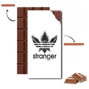 Tablette de chocolat personnalisé Stranger Things Demogorgon Monstre Parodie Adidas Logo Serie TV