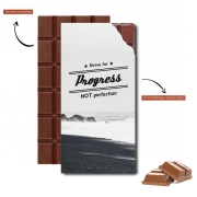 Tablette de chocolat personnalisé Strive for progress