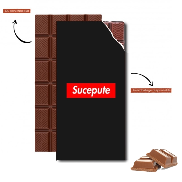 Tablette de chocolat personnalisé Sucepute