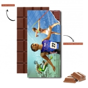Tablette de chocolat personnalisé summer athletics