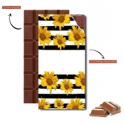 Tablette de chocolat personnalisé Sunflower Name