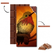 Tablette de chocolat personnalisé Sunset Bird