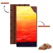 Tablette de chocolat personnalisé Sunset