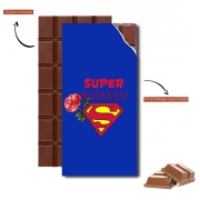 Tablette de chocolat personnalisé Super Maman