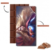 Tablette de chocolat personnalisé Supergirl
