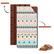 Tablette de chocolat personnalisé Pattern Aztec Hiver