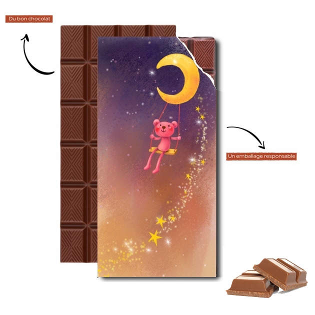 Tablette de chocolat personnalisé Swinging on a Star