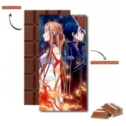 Tablette de chocolat personnalisé Sword Art Online