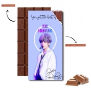 Tablette de chocolat personnalisé taehyung bts