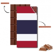 Tablette de chocolat personnalisé Drapeau Thailand