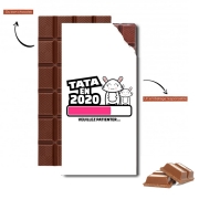 Tablette de chocolat personnalisé Tata 2020 Cadeau Annonce naissance