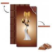 Tablette de chocolat personnalisé Taureau Clarabelle