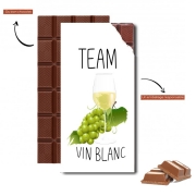 Tablette de chocolat personnalisé Team Vin Blanc