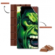 Tablette de chocolat personnalisé The Angry Green V1