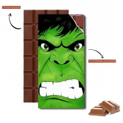 Tablette de chocolat personnalisé The Angry Green V3