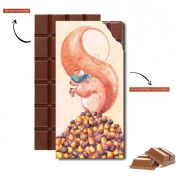 Tablette de chocolat personnalisé The Bandit Squirrel