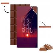 Tablette de chocolat personnalisé the best is yet to come