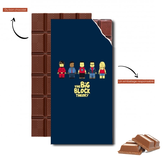 Tablette de chocolat personnalisé The Big Block Theory