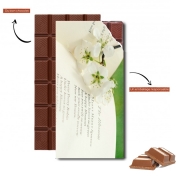 Tablette de chocolat personnalisé The Blossom