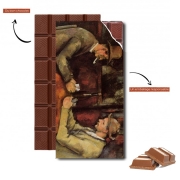 Tablette de chocolat personnalisé The Card Players