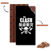Tablette de chocolat personnalisé the clash punk asiatique