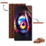 Tablette de chocolat personnalisé The Eye Galaxy