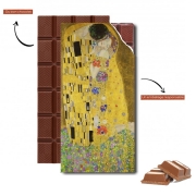 Tablette de chocolat personnalisé The Kiss Klimt