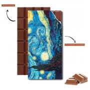 Tablette de chocolat personnalisé The Starry Night