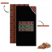 Tablette de chocolat personnalisé Time Machine Retour vers le futur cadran