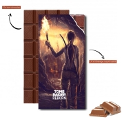 Tablette de chocolat personnalisé Tomb Raider Reborn